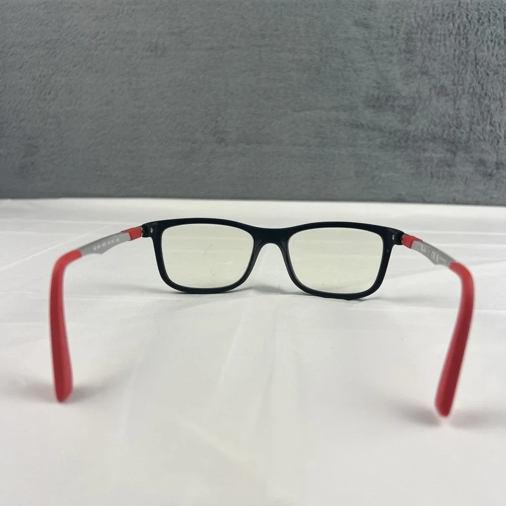 Ray-Ban RB 1549 3652 Kids Youth Eyeglasses FRAMES ONLY Black Red 48-16-125 #3